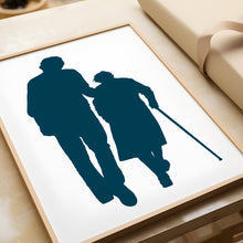 Load image into Gallery viewer, Custom Silhouette Portrait Illustration
