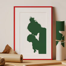 Load image into Gallery viewer, Custom Silhouette Portrait Illustration
