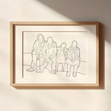 Load image into Gallery viewer, Custom Line Drawing Portrait Illustration
