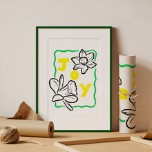 Load image into Gallery viewer, &#39;Joy&#39; Hand Painted Spring Daffodil Print
