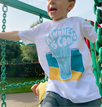 Load image into Gallery viewer, &#39;Kindness is Cool&#39; Kid&#39;s Affirmation Elephant T-shirt
