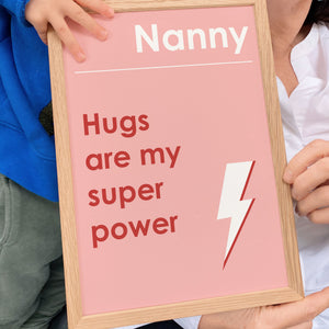 Personalised Super Power Print